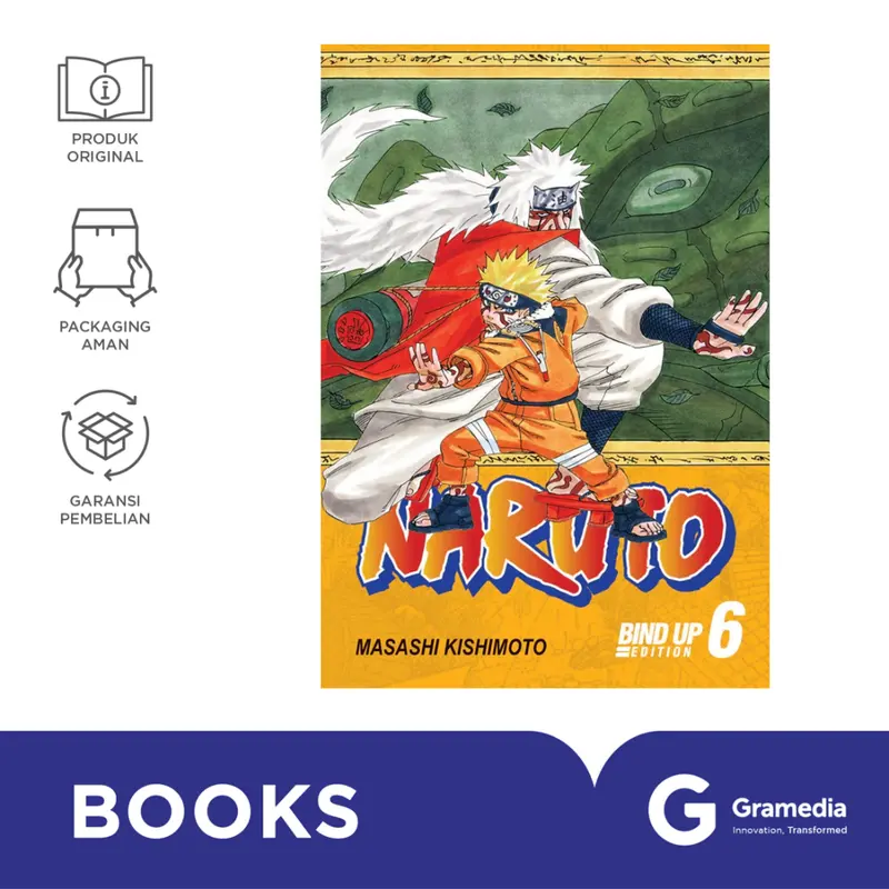 Komik Naruto Bind Up Edition 06 (Masashi Kishimoto) 1