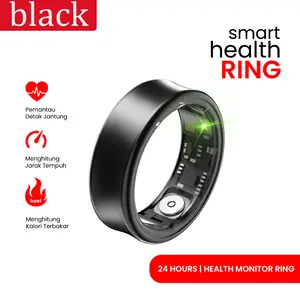 Smart Health Ring Cincin Pintar Pemantau Kesehatan 24 Jam Real Time Heart Rate Blood Oxygen Testing Sleep Monitoring Motion Monitoring