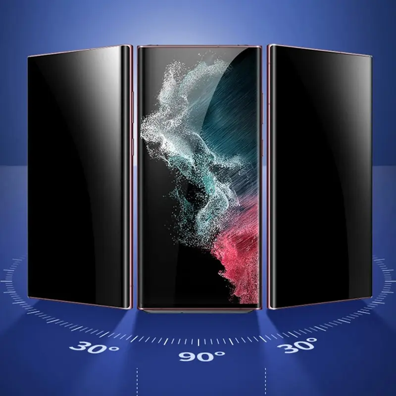 3D Privacy Nano Film For Apple iPhone 15 Pro Max 14 13 12 11 Pro XS XR X Max SE2 SE3 5 5S 6 6S 7 8 Plus 8+ 7+ Matte Anti-Spy Hydroge Film Screen Protector