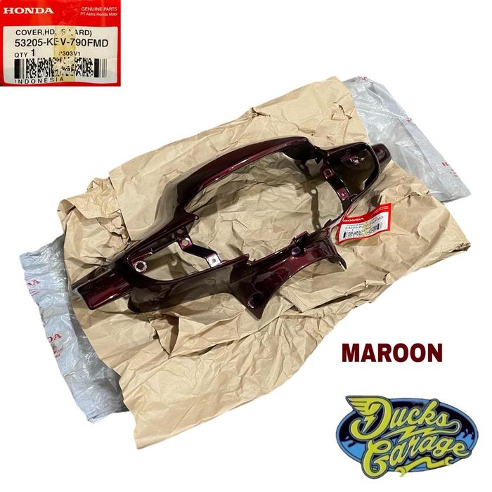 Gambar Batok Totok Kepala Depan Honda Supra 100 Old Lama Tromol Trombol Maroon Original 53205-KEV-790FMD dari Ducks.garage Kota Bandung Tokopedia