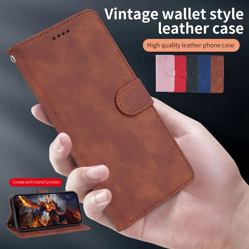 Luxury Leather Business Wallet Case For INFINIX hot30Play