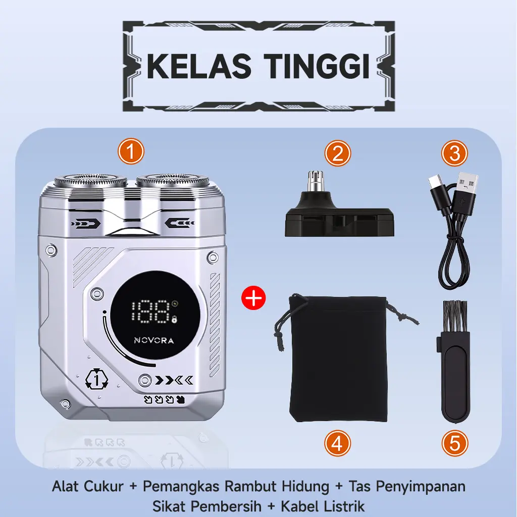 Shaver & Trimmer 2-in-1