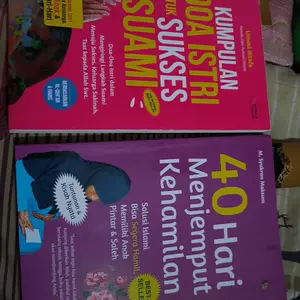 (READY STOCK )_Bundling Buku 40 Hari Menjemput Kehamilan dan Kumpulan Doa Istri untuk Sukses Suami