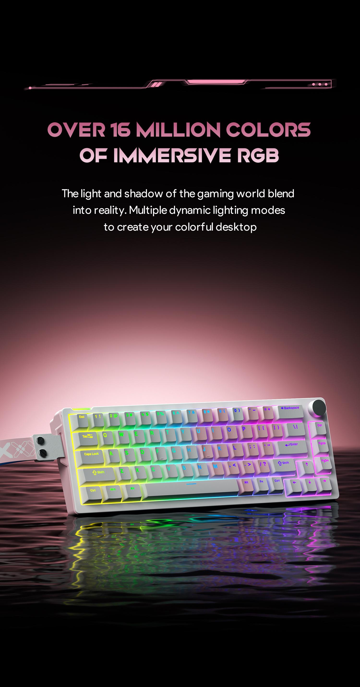 FURYCUBE V68 Music Drive Mechanical Keyboard 3-5pin Hot-Swapping Gaming Knob RGB Wired Gaming Keyboard FREE 1 SET KEYCAPS【Hadiah untuk teman baik】 FURYCUBE V68 Music Drive Mechanical Keyboard 3-5pin Hot-Swapping Gaming Knob RGB Wired Gaming Keyboard FREE 1 SET KEYCAPS【Hadiah untuk teman baik】