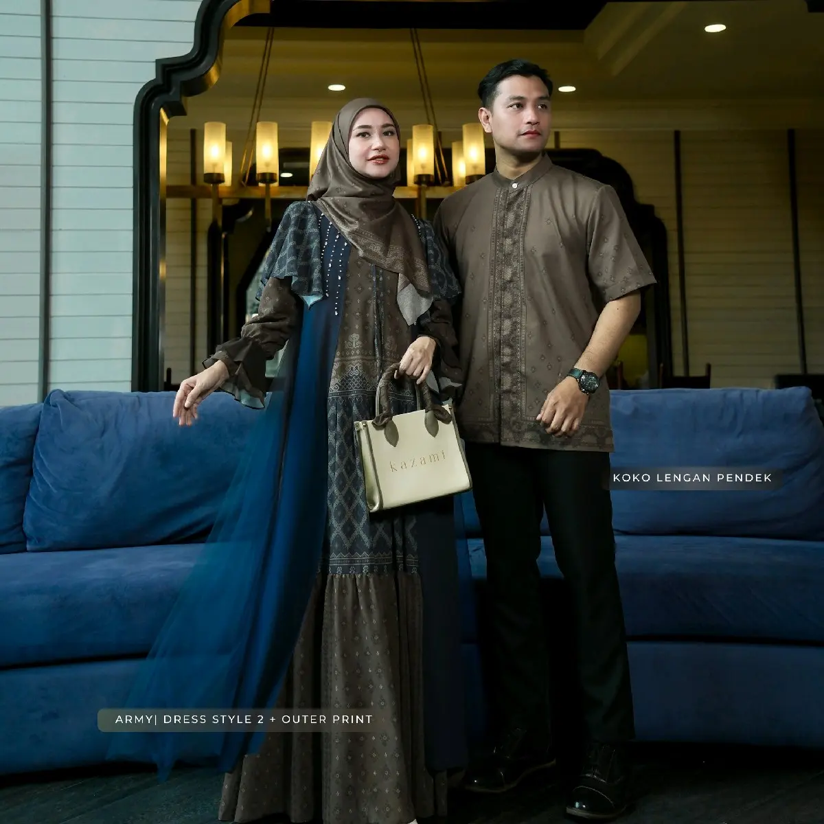 Kazami Store Dress Bahtera Cinta Style 2 Free bros - Gamis Muslim Wanita  Syari | Denaf.outfit