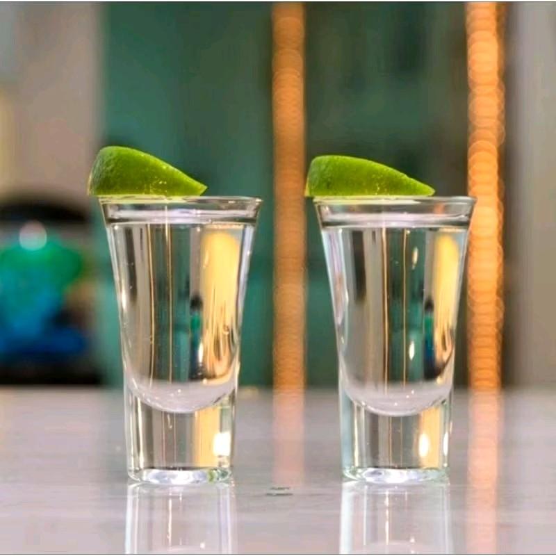 gelas sloki isi 6 pcs / gelas mewah / gelas mini / gelas kaca mini / gelas pesta / gelas sloki kecil / gelas mini isi 6pcs 1