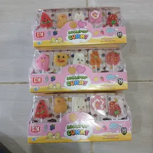 LOLLIPOP GUMMY ANEKA RASA 90 PCS (PAKETAN 3 PAK)