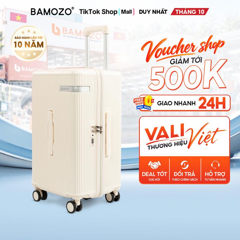 Vali Đi Du Lịch Lumispace Bamozo Size 24 - PC Cao Cấp Chống Xước Vỡ Không Phai Màu, Khóa TSA Bảo Mật Chống Trộm _LUMI