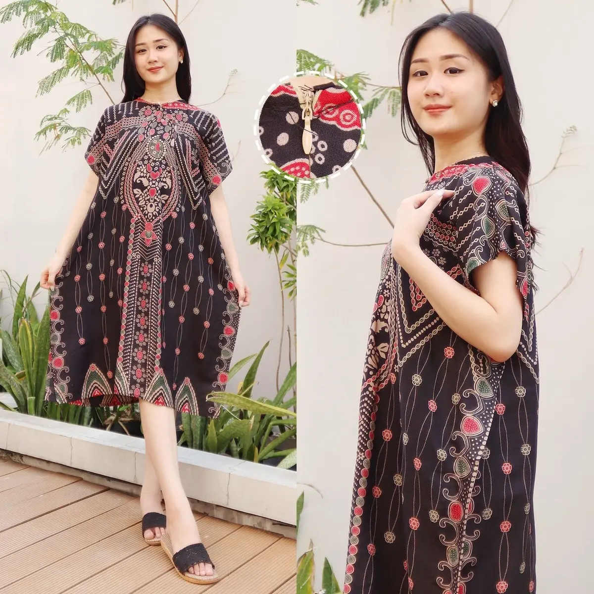 Daster lowo LD 120 Busui Bumil Rayon Wanita Motif Dress