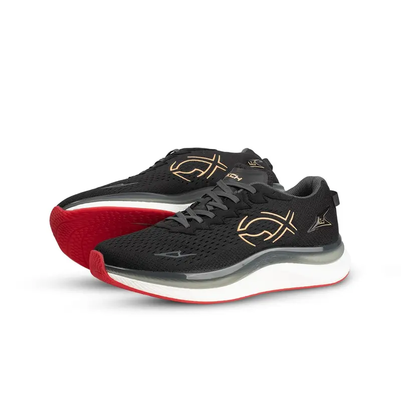 Sepatu Fixch Running Cirrus Black Taffy Red Outdoor 0