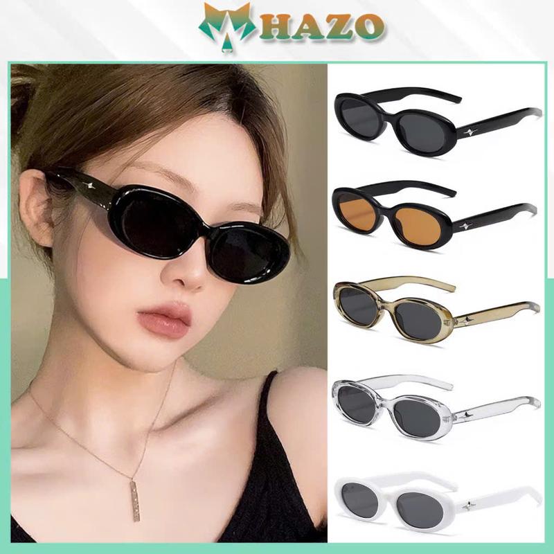 Mắt kính thời trang form oval nhỏ Hot Trend Y2k 730 kiểu dáng sành điệu hong cách trẻ trung