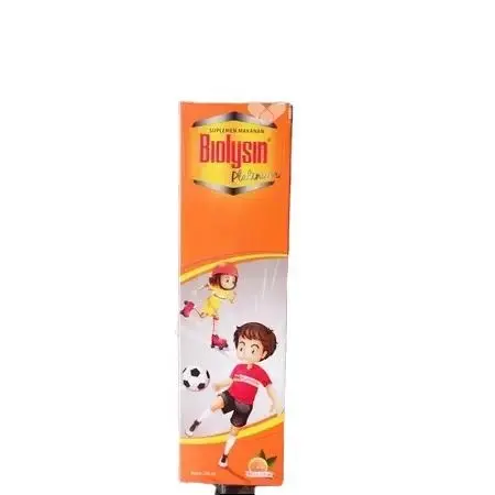 Biolysin Platinum 250 ml - Multivitamin Anak / Biolysin Syrup Rasa Jeruk 4