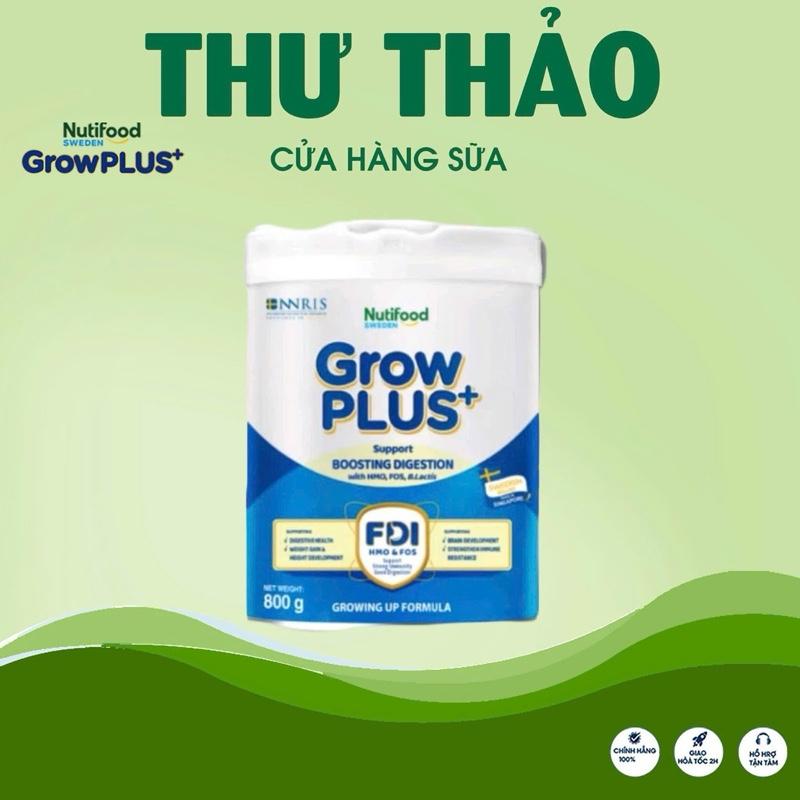 Sữa Bột GROW PLUS XANH Lon 800g Lon Xanh Tiêu Hóa