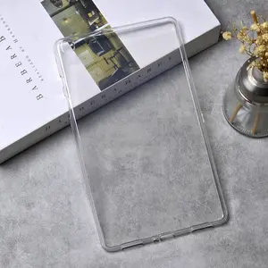 Case Kompatibel For Samsung Tab A8 P205 WITH S PEN Tab A8.0 T295 Tab A7 LITE T225 Tab A9 2023 8.7 Tab A9 Plus Tab S10 Tab S10 FE Plus Tab S10 Plus Tab S10 Ultra Tab S9 Tab S9 FE S10 FE Tab S10 Lite Silikon Soft Case Ultrathin Clear Bening Tpu Jelly Tablet