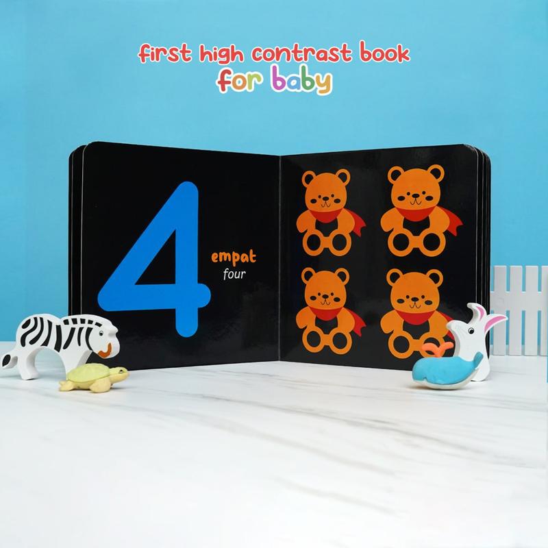 Buku Anak ABC 123 For Baby High Contrast Book - Ziyad Books 7