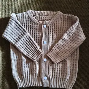 (PREMIUM) CARDIGAN waffer RAJUT BAYI Dan ANAK 0-4 tahun LAKI-LAKI DAN PEREMPUAN WAFFER ELNARA Bayi Kancing