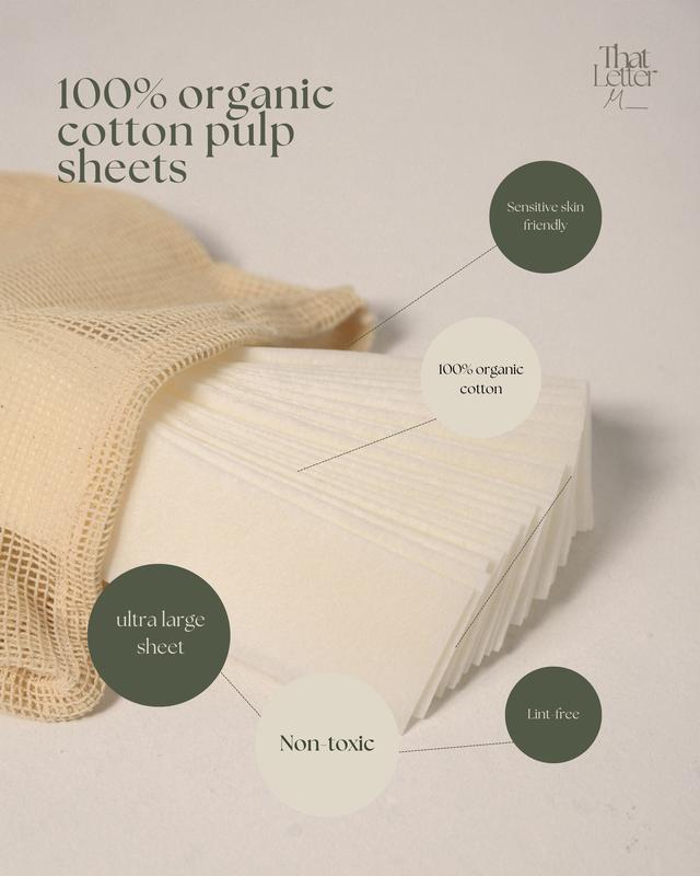 [Bundle of 3] That Letter M 100% Organic Multi-Use Cotton Sheets - preorder 2