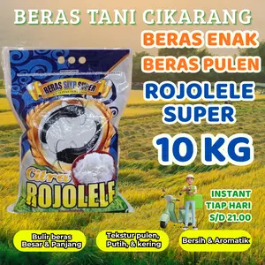 Promo beras pulen super setra ramos putih bersih bebas kutu kualitas terjamin promo murah Rojolele Super 5 kg