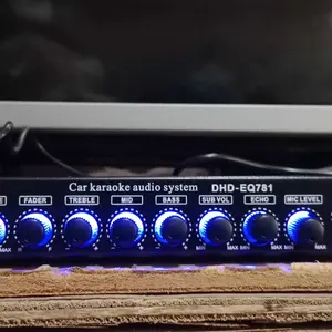 Preamp Parametric Equalizer Mobil Dengan Subwoofer Output Dan Karaoke DHD-EQ781