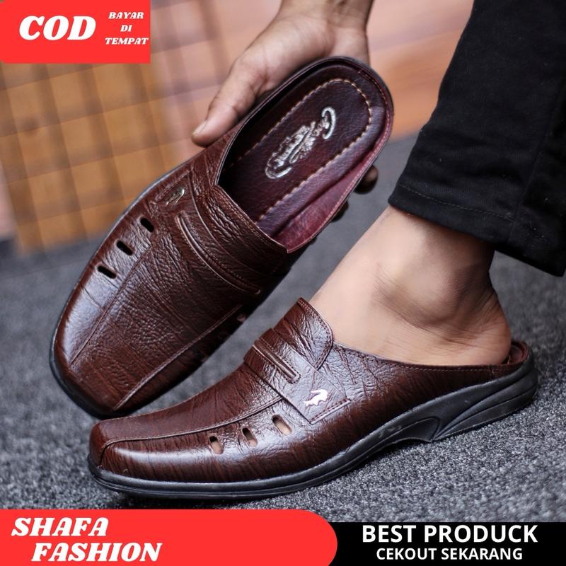 Sandal Sepatu Pria Dewasa Kekinian Bustong Sultan Casual Formal Murah Berkualitas 01 3