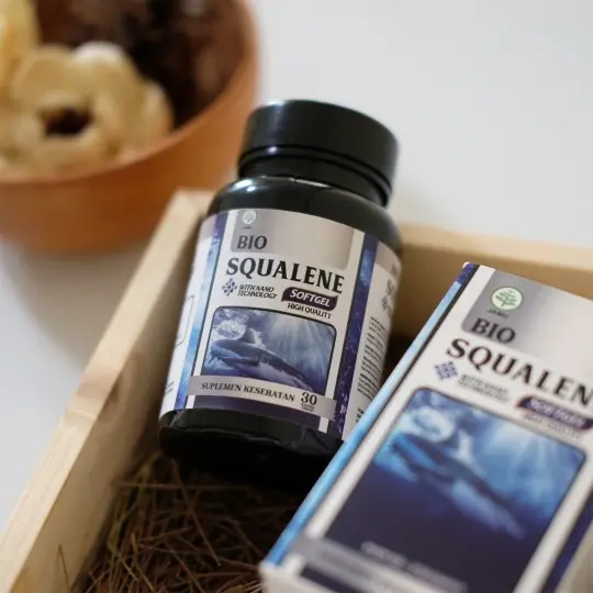 DIHERBALIN Bio Squalene Original Minyak Ikan Suplemen Kesehatan Multikhasiat Halal BPOM 30 Softgel 2