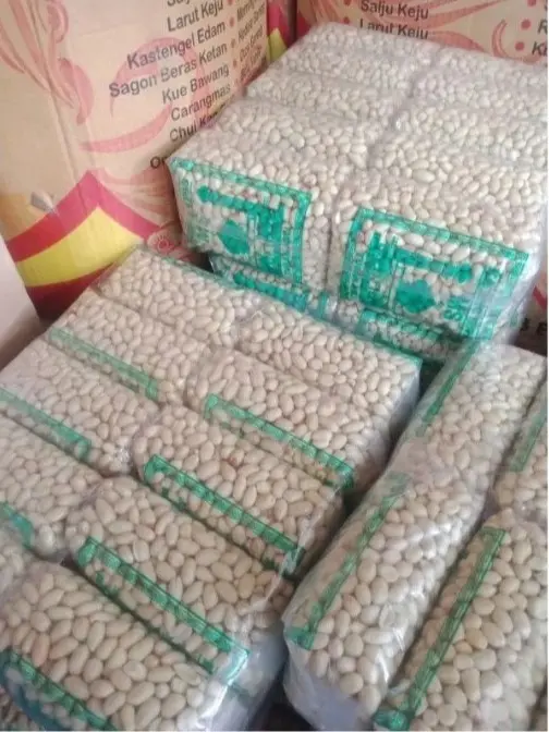 Kacang Kupas Tanah Mentah Tuban 1 Kg 50 Gram Kemasan 3 bungkus  X 350 Gram Organik Food Makanan 6