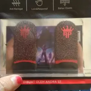 Sarung Jempol AP King V2 Logo Reflective Responsif + Sensi Game FF - Untuk Game Mobile Free Fire Gaming by Andra ST
