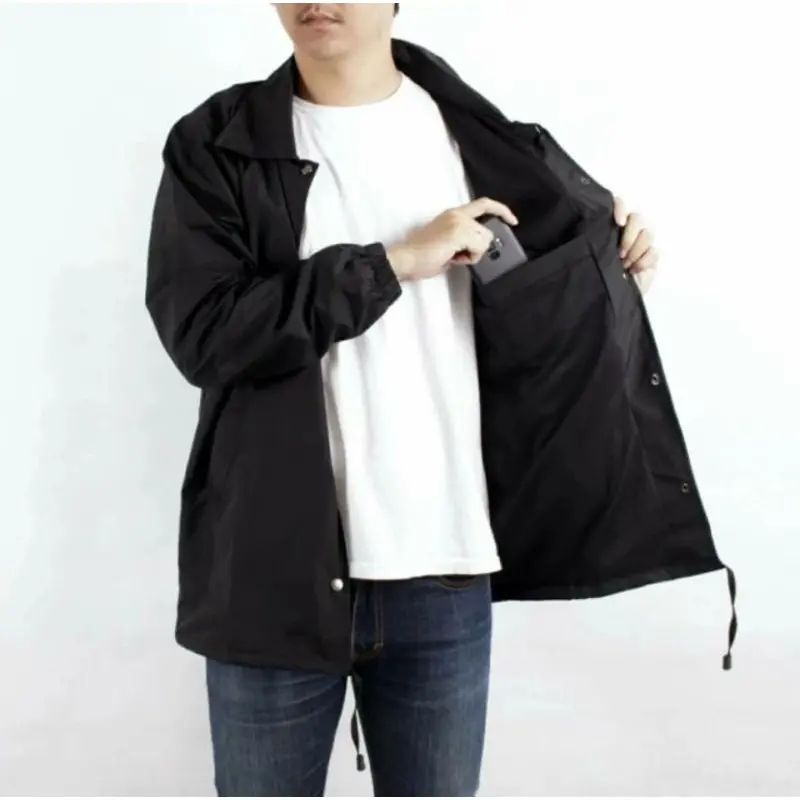 COACH JACKET POLOS SIZE S/M/L/XL/2XL/3XL/4XL Jaket Kancing 4