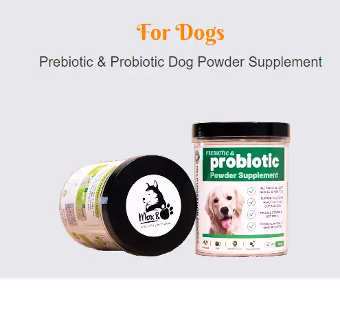 MAX & PAW FOR CAT & DOG - All Natural Probiotic Powder + Organic ...