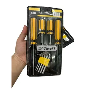 ￼Set Obeng Plus Minus LTX Kunci L Tools 9 in 1/  Set Obeng Serbaguna/