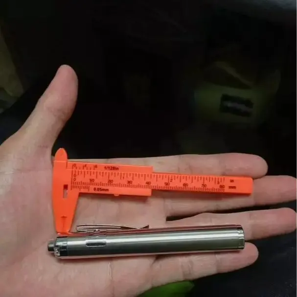 Jangka Sorong Mini Sigmat Plastik 80mm dengan Caliper 3