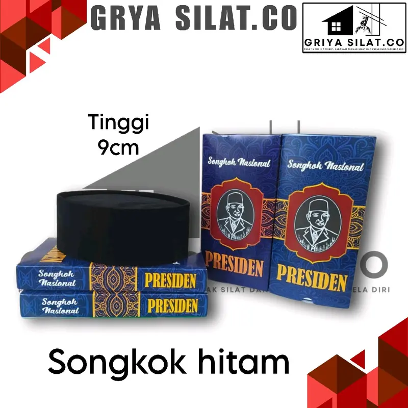 Kopiah hitam - songkok hitam muslim 0