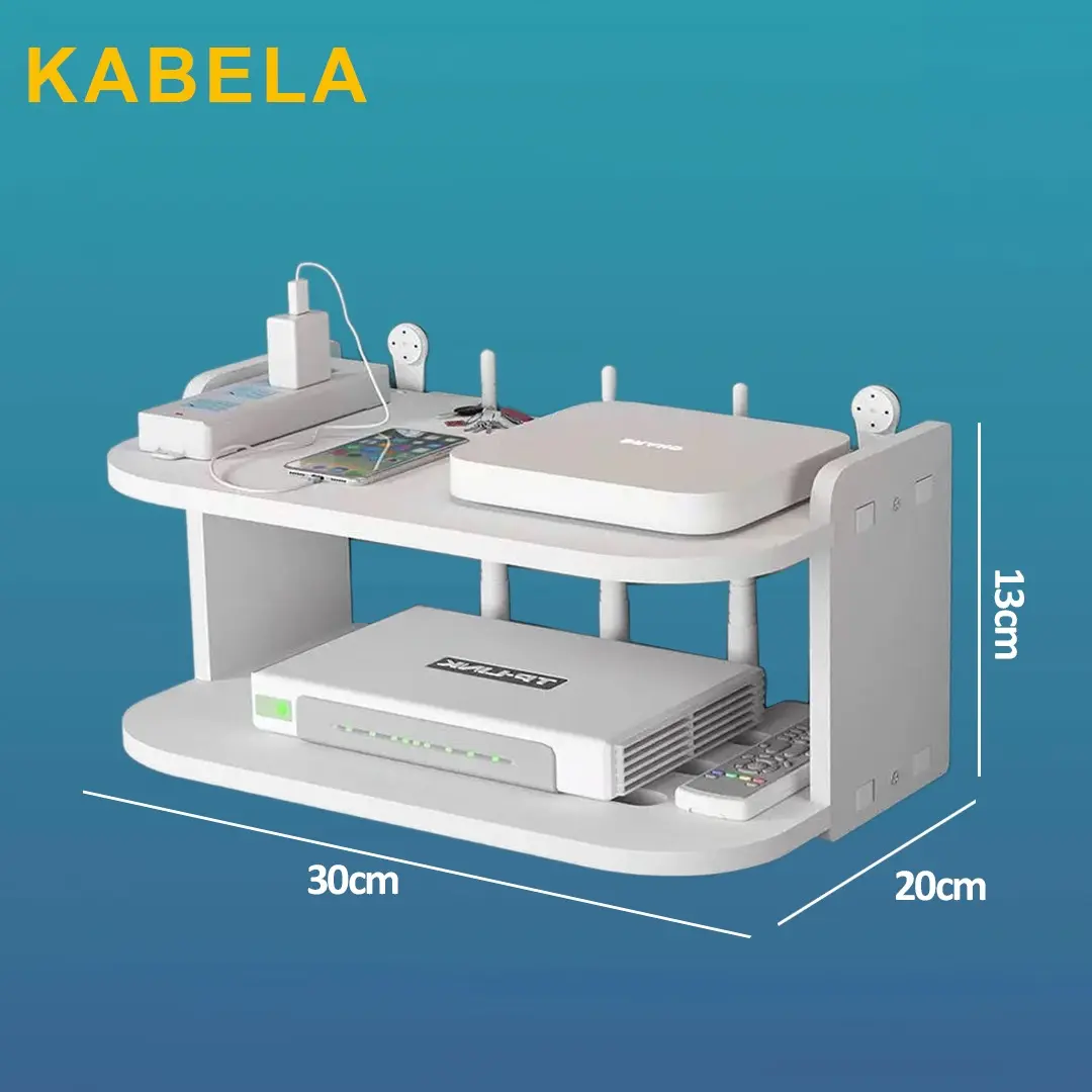 KABELA.STORE-Rak Gantung 3 Susun Modem, Wifi, Router, DVD maupun Set ...