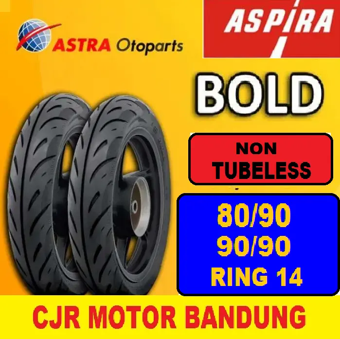 BAN ASPIRA BOLD 80/90 90/90 RING 14 DIAMOND VERSI NON TUBELESS