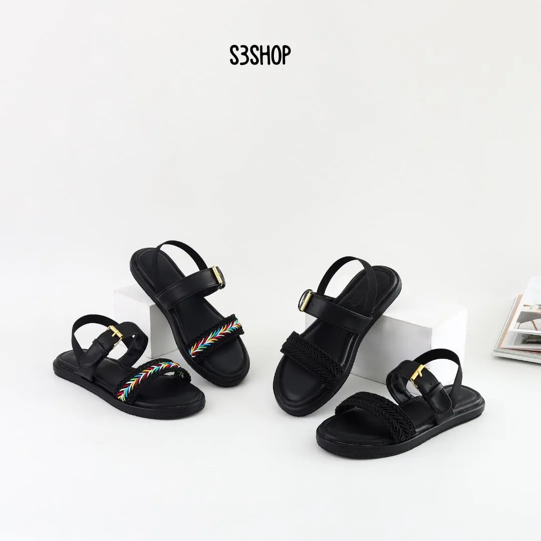 Sandal Carla S3shop Sandal Tali Belakang Wanita Sendal Perempuan Kekinian Termurah Sandal Karet Flat Cewek