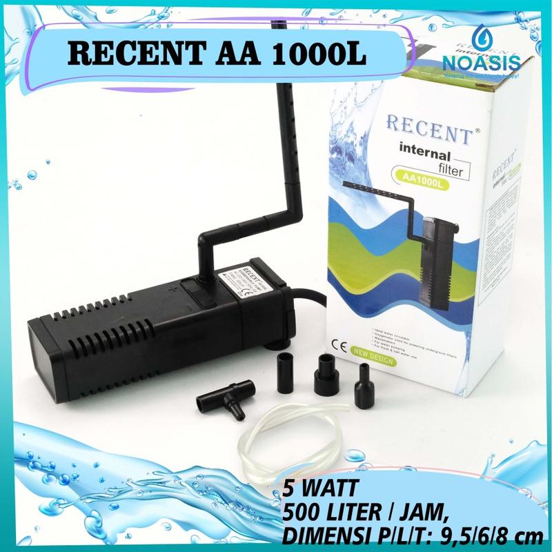 POMPA AIR AQUARIUM INTERNAL FILTER RECENT AA 1000L 1000 L 0