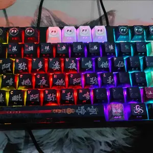 Titan Nation Black Myth Wukong Full Set 130 Keys Keycaps PBT + PC Cherry Profile