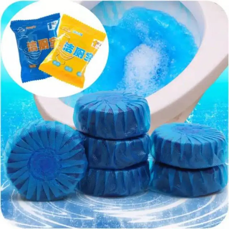 Pembersih Penyegar Kloset Toilet Bentuk Tablet ANTI BAU pengharum WC kamar - Elinestore 0