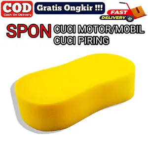 Spon cuci motor mobil dan cuci piring