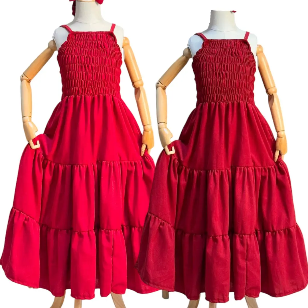 JJAS TIFFANY KIDS DRESS FIT 8 TO 10 YEAR OLD AVERAGE KID SIZE COTTON LINEN FABRIC