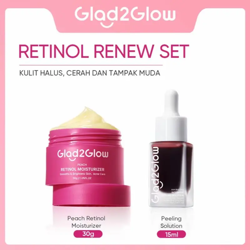 (DAPAT 2) BUNDLE RETINOL SET- MOIST RETINOL DAN SERUM PEELING 0