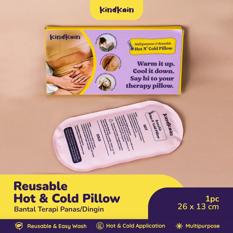 KindKain Bantal Terapi Panas Dingin / Reusable Hot & Cold Pillow Pack 0