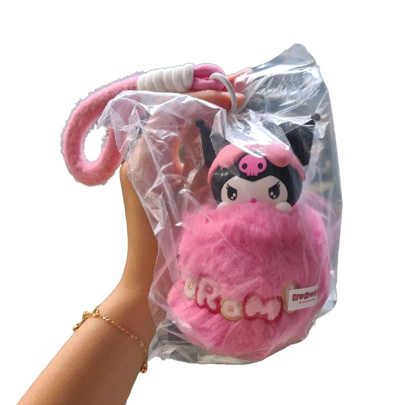 kuromi plushy gantungan kunci 0