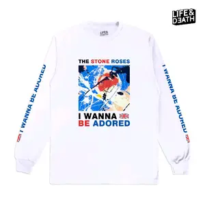 I WANNA BE ADORED | THE STONE ROSES TSHIRT | Kaos Lengan Panjang & Pendek 24s Cotton Combed I  Katun Desain Gaya Distinctive