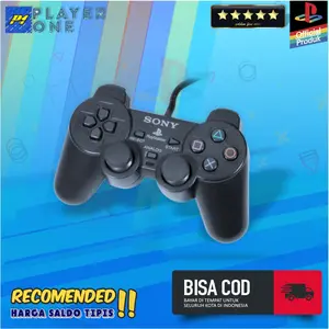 Stick Stik PS2 Ori Pabrik |  Playstation 2 SONY GETAR BLACK [COD]