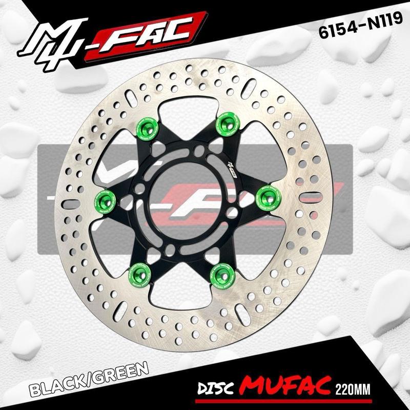 CAKRAM PIRINGAN DEPAN UK 220mm FULL CNC NEW EDITION UNIVERSAL MOTOR MIO VARIO BEAT MIO SOUL SCOOPY JUPITER MX DLL 7