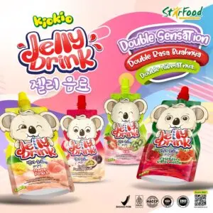 Minuman Kiokio Jelly Drink Mango Peach HALAL 70ml BPOM MD221182002500237 Food Jeli Makanan 1