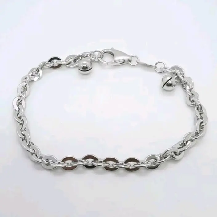 Gelang Tangan Nuri Silver ukuran 17cm Tahan Lama Bracelets