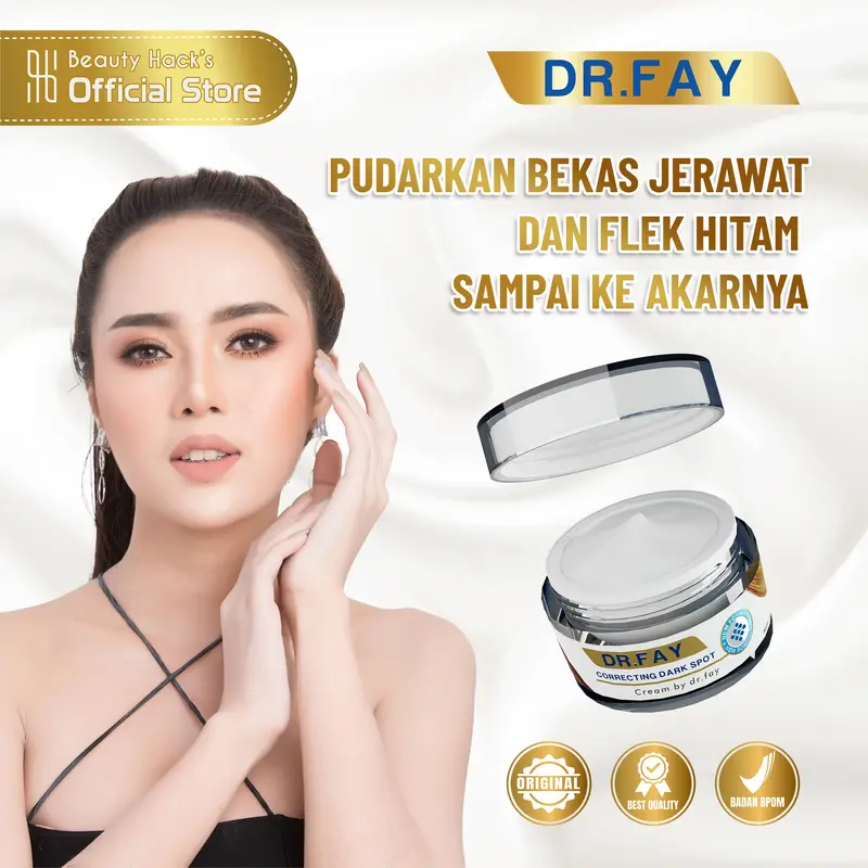 Dr Fay Cream Original - Penghilang Flek Hitam & Bekas Jerawat Perawatan Wajah 0