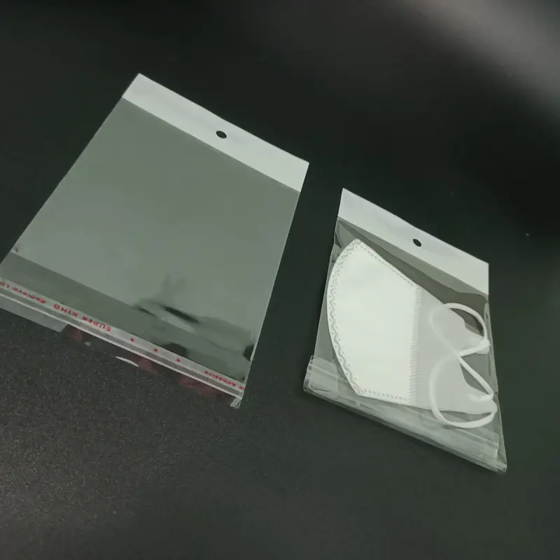 PLASTIK OPP DISPLAY UNTUK MASKER DUCKBILL 15x14 1